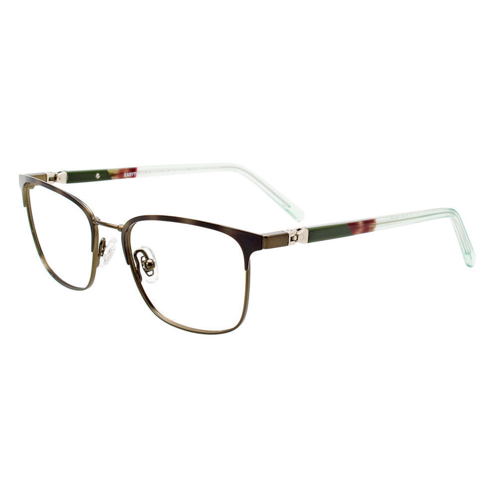 EASYTWIST ET9001 Eyeglasses 060 Satin Demi Green   Khaki 47mm
